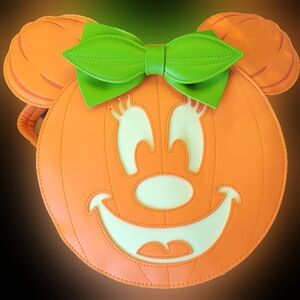 Loungefly minnie pumpkin backpack